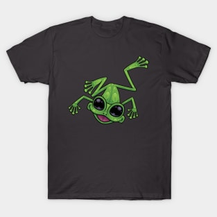 Happy Green Tree Frog T-Shirt